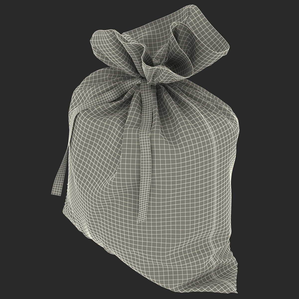 Money Bag Euro 3D model