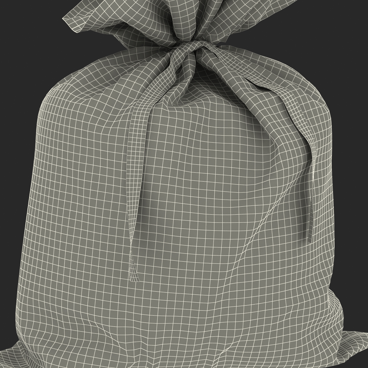 Money Bag Euro 3D model