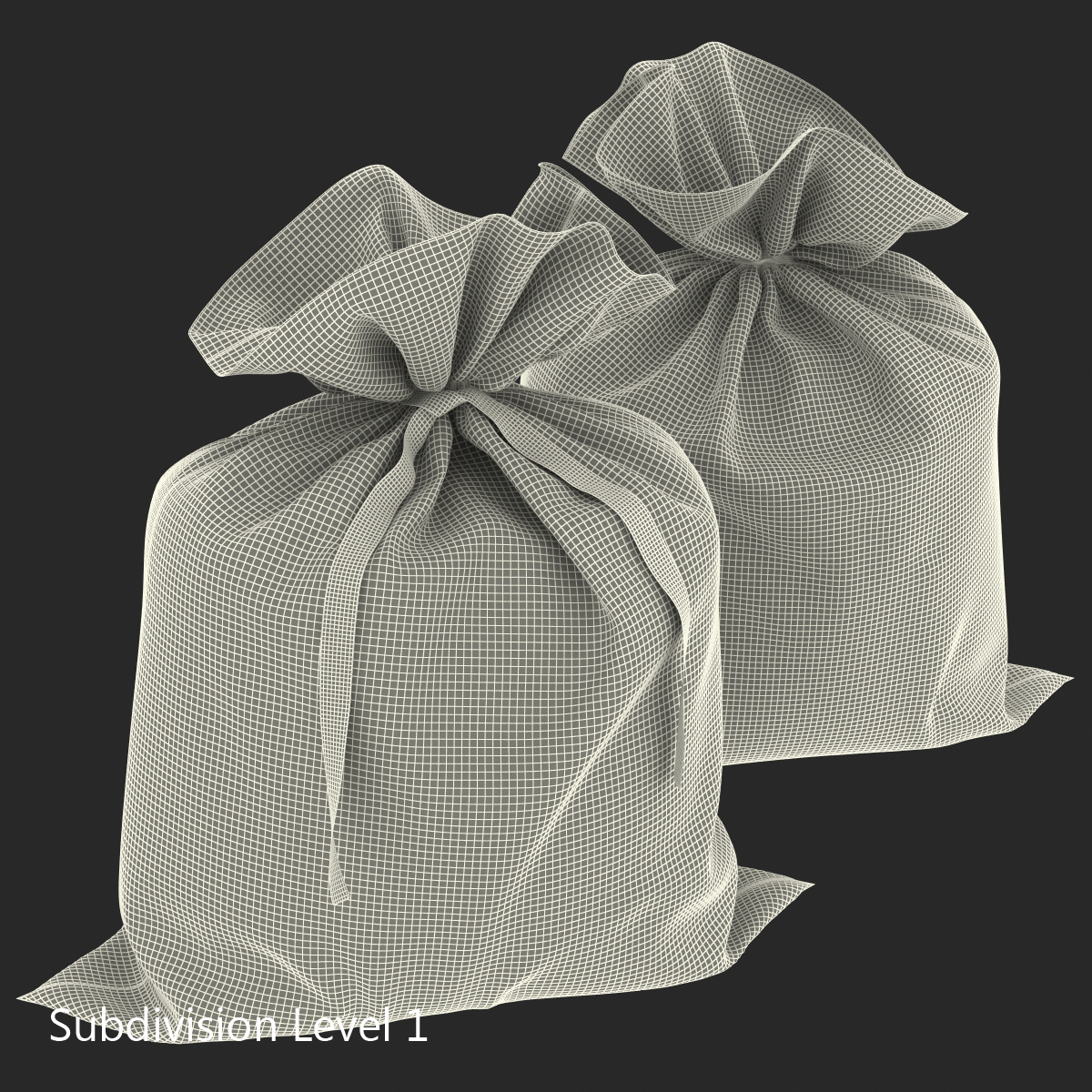 3D model Money Bag Pound