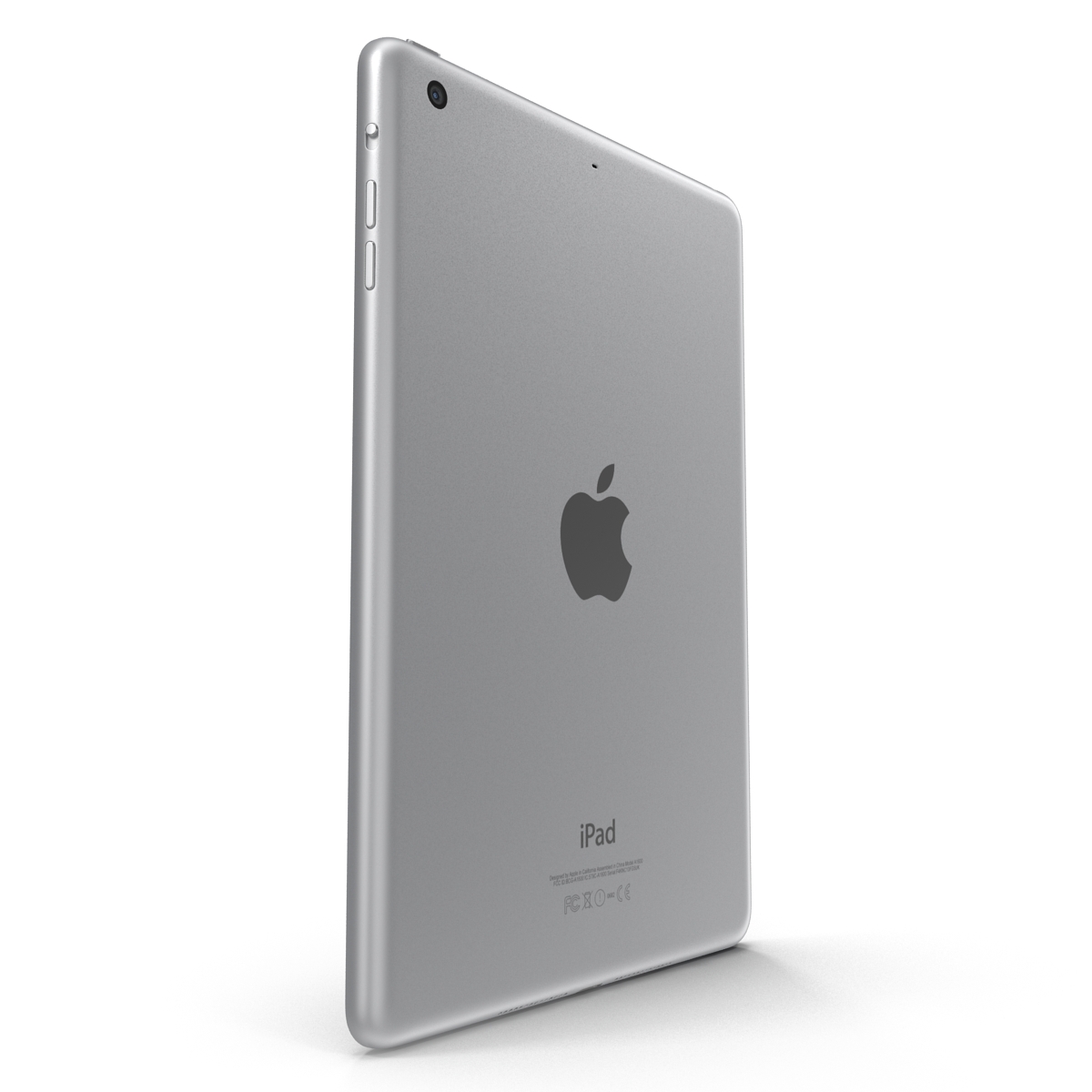 3D iPad mini 3 Silver model