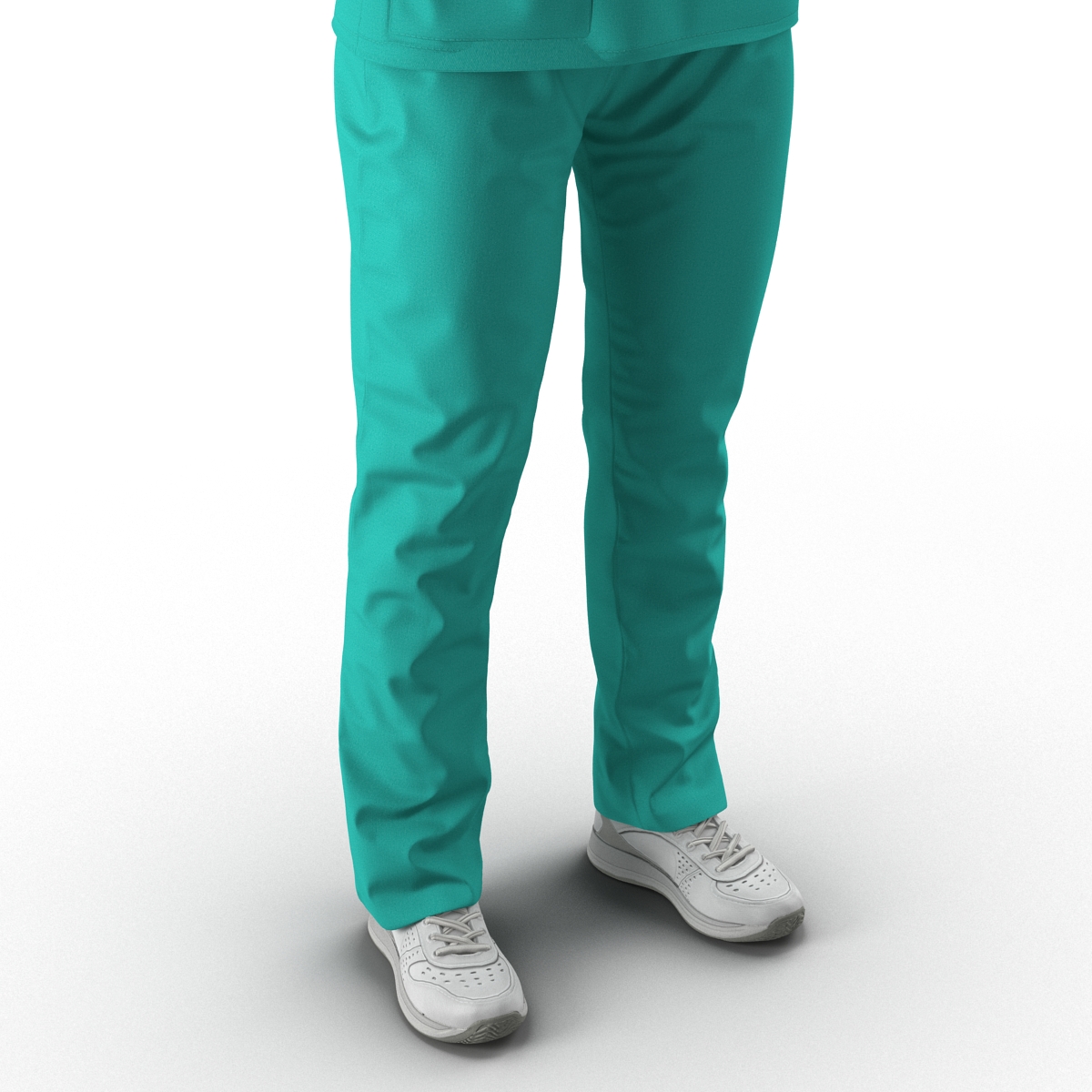 Female Caucasian Surgeon 3D model