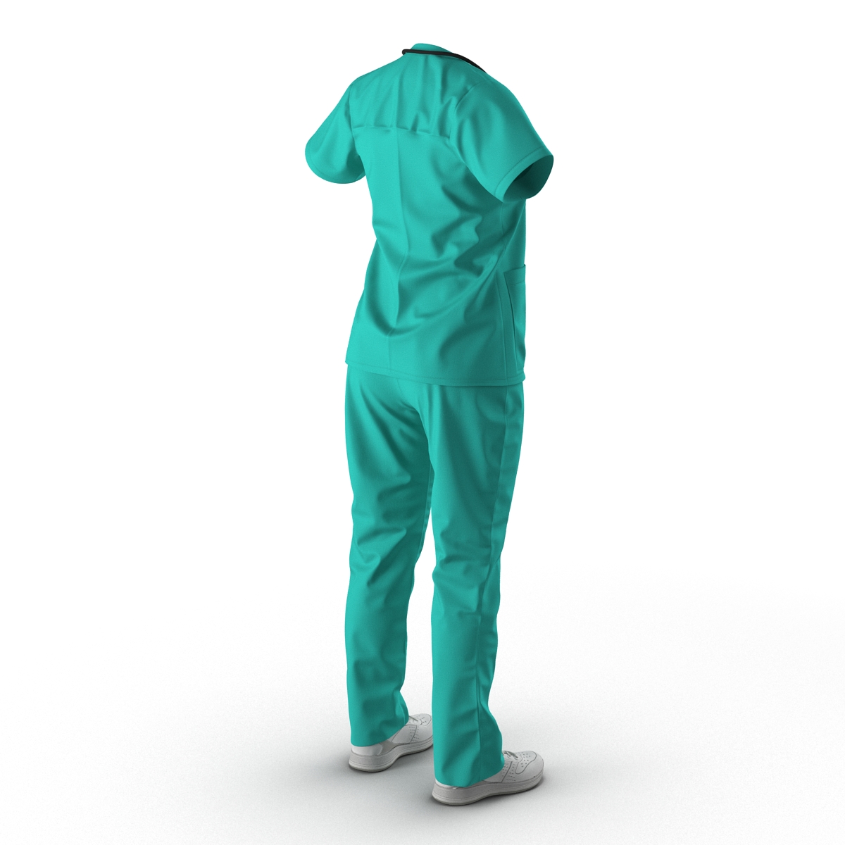 Female Surgeon Dress 7 3D