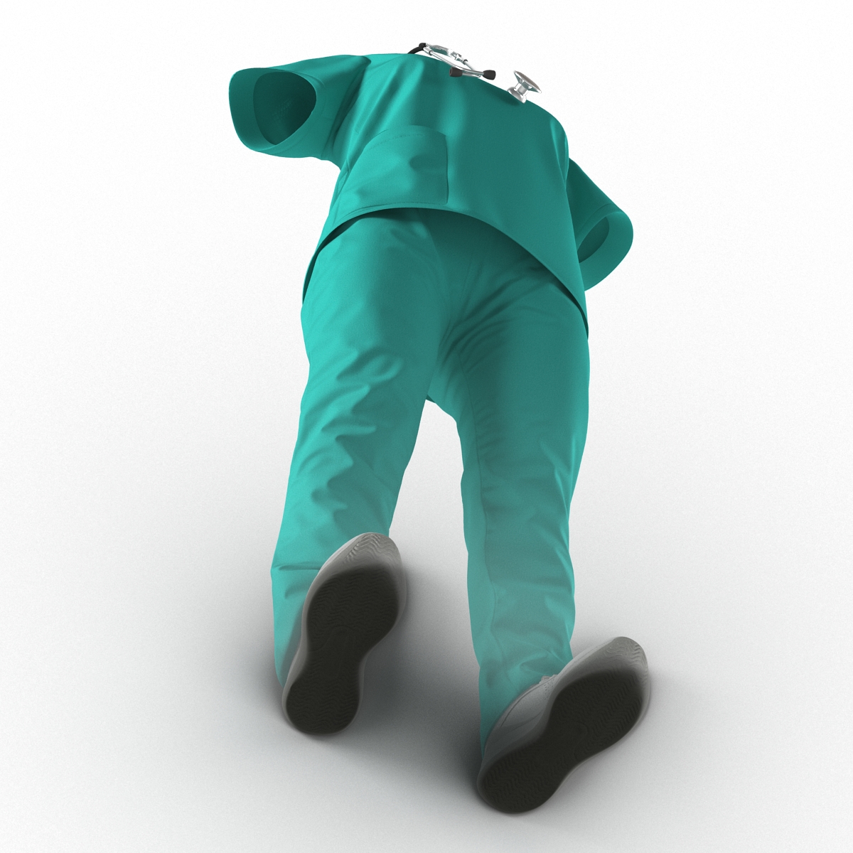 Female Surgeon Dress 7 3D