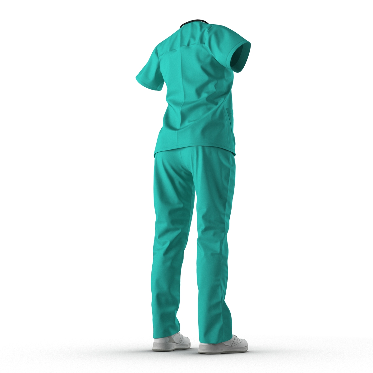 Female Surgeon Dress 7 3D