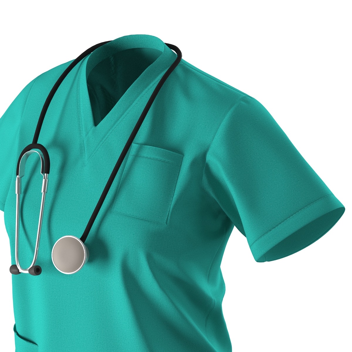 Female Surgeon Dress 7 3D