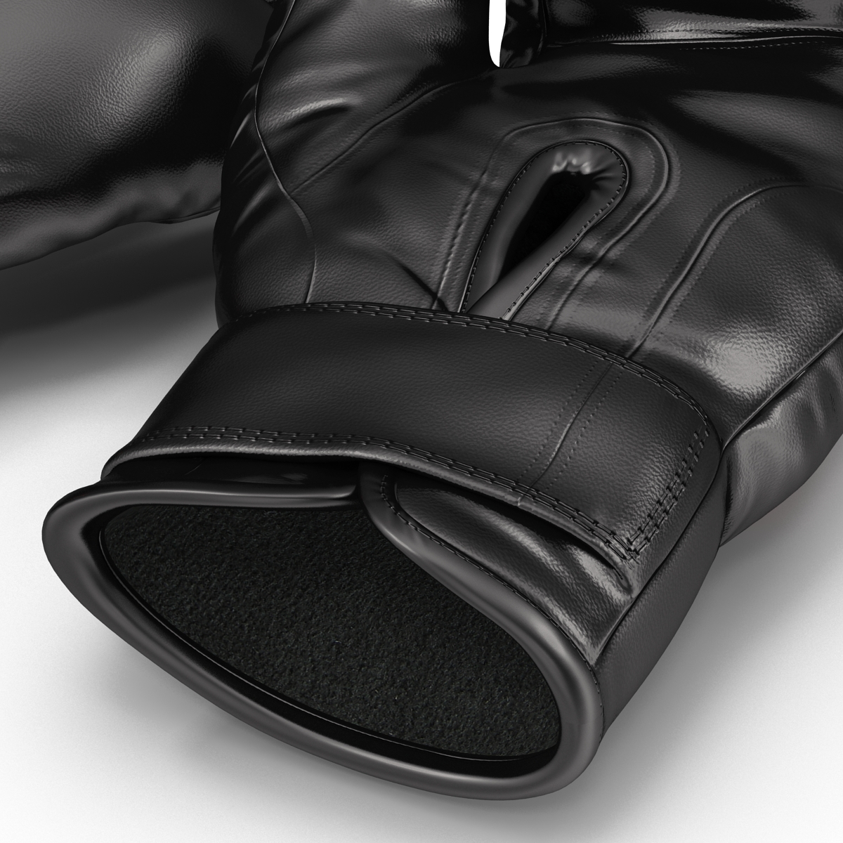 3D model Boxing Gloves Twins Black