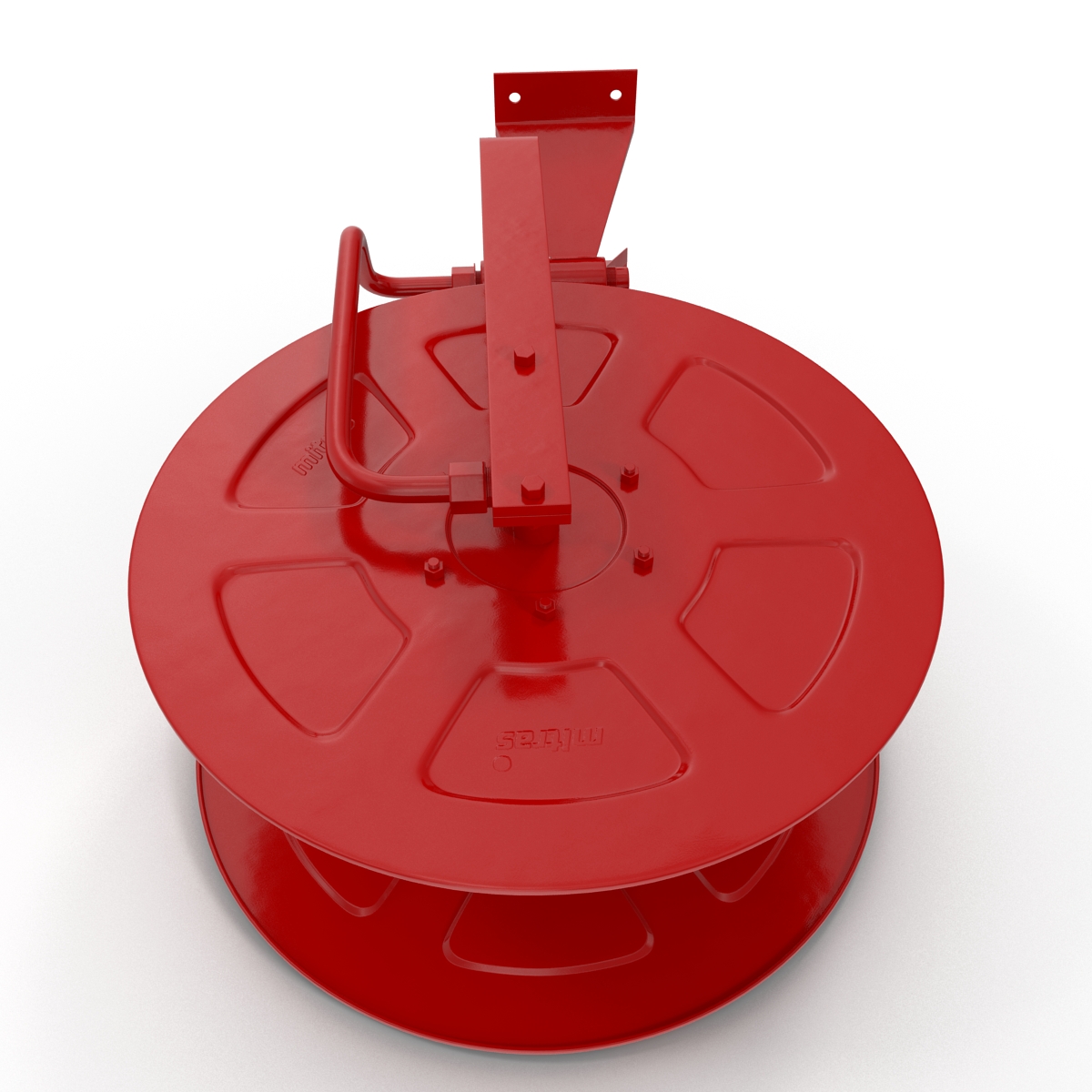 3D model Hose Reel for Water Truck