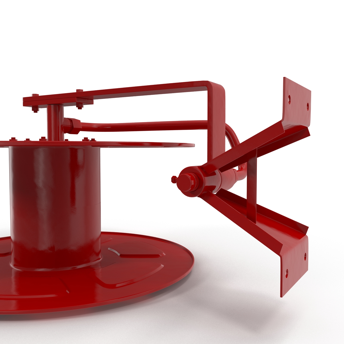 3D model Hose Reel for Water Truck