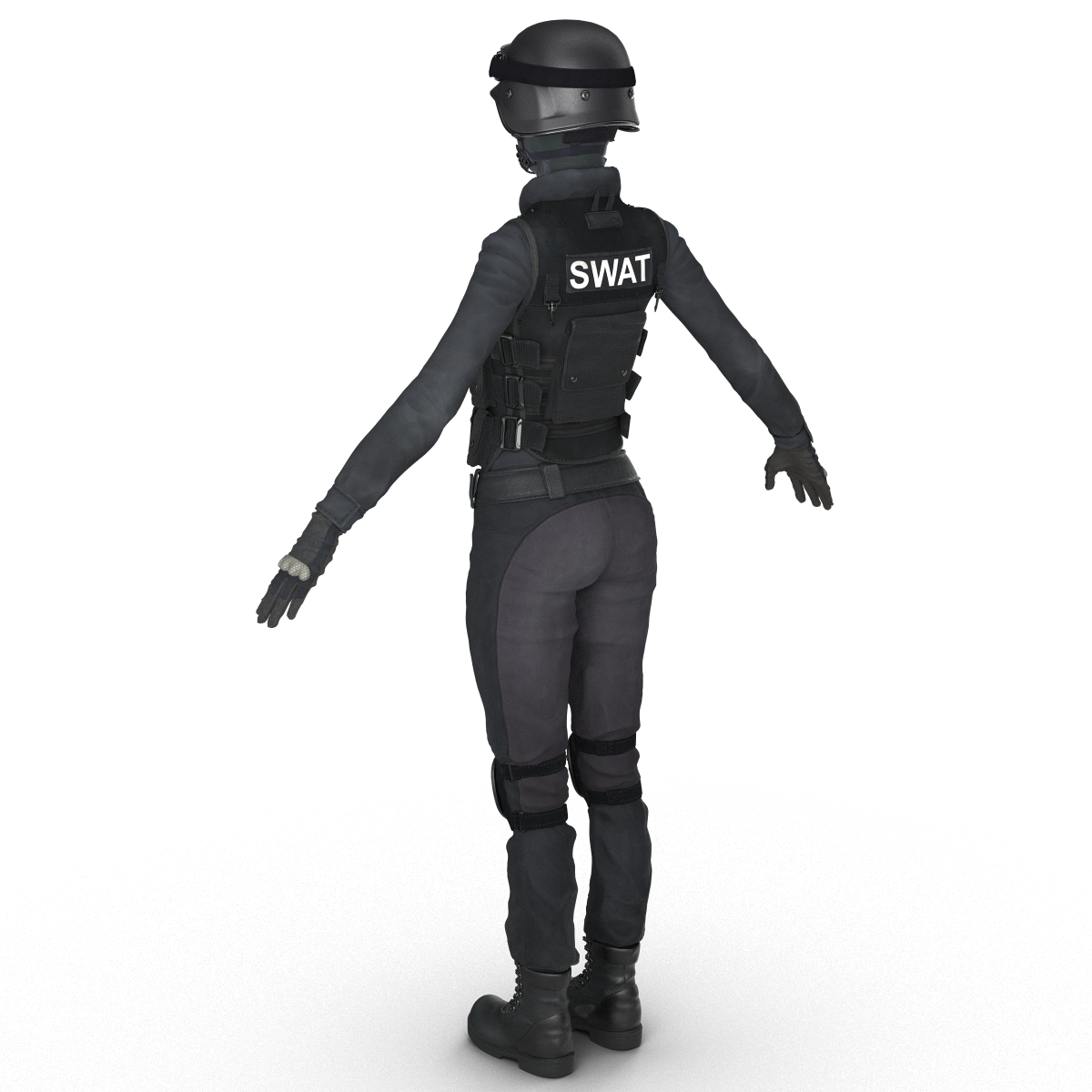 3D SWAT Woman European 2