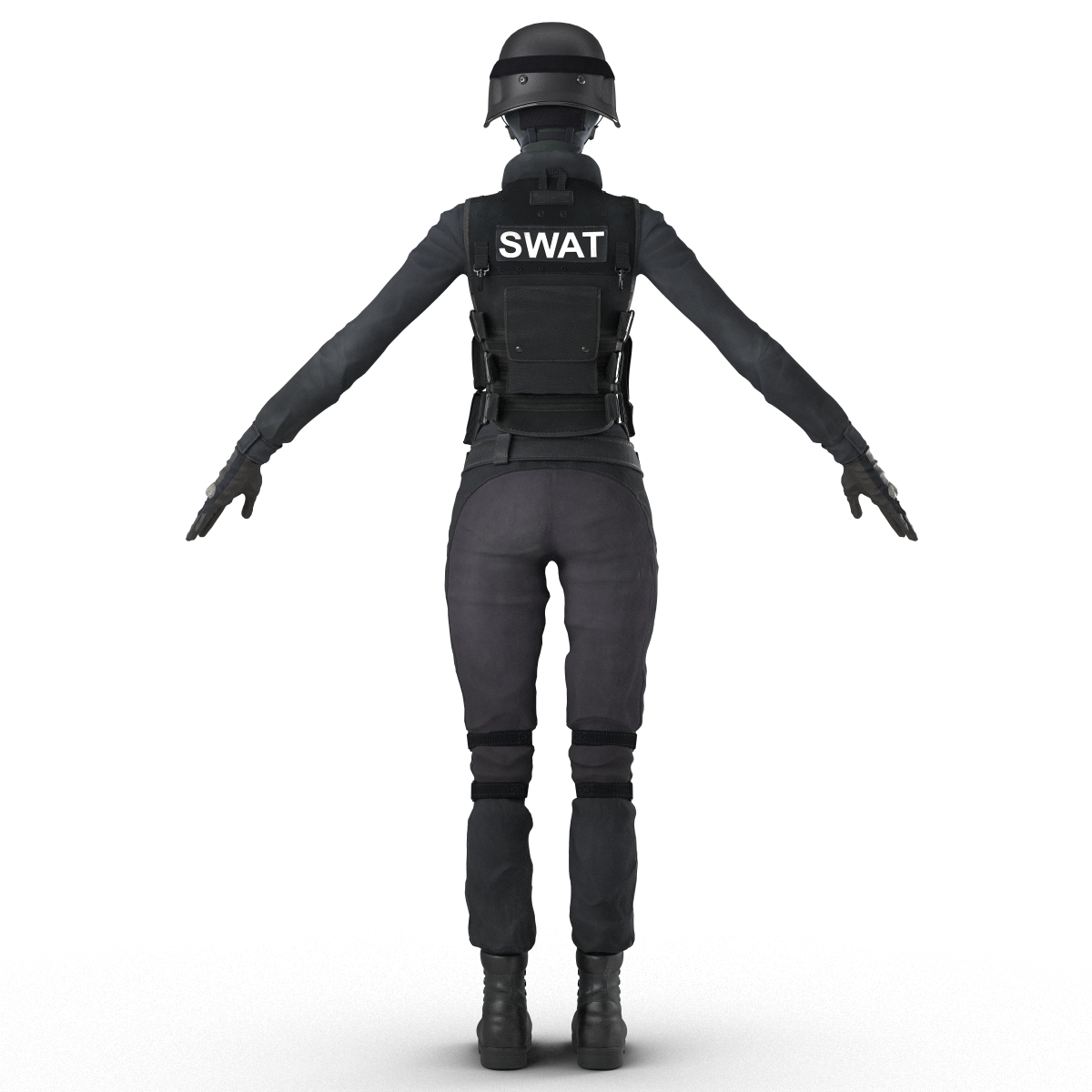 3D SWAT Woman European 2