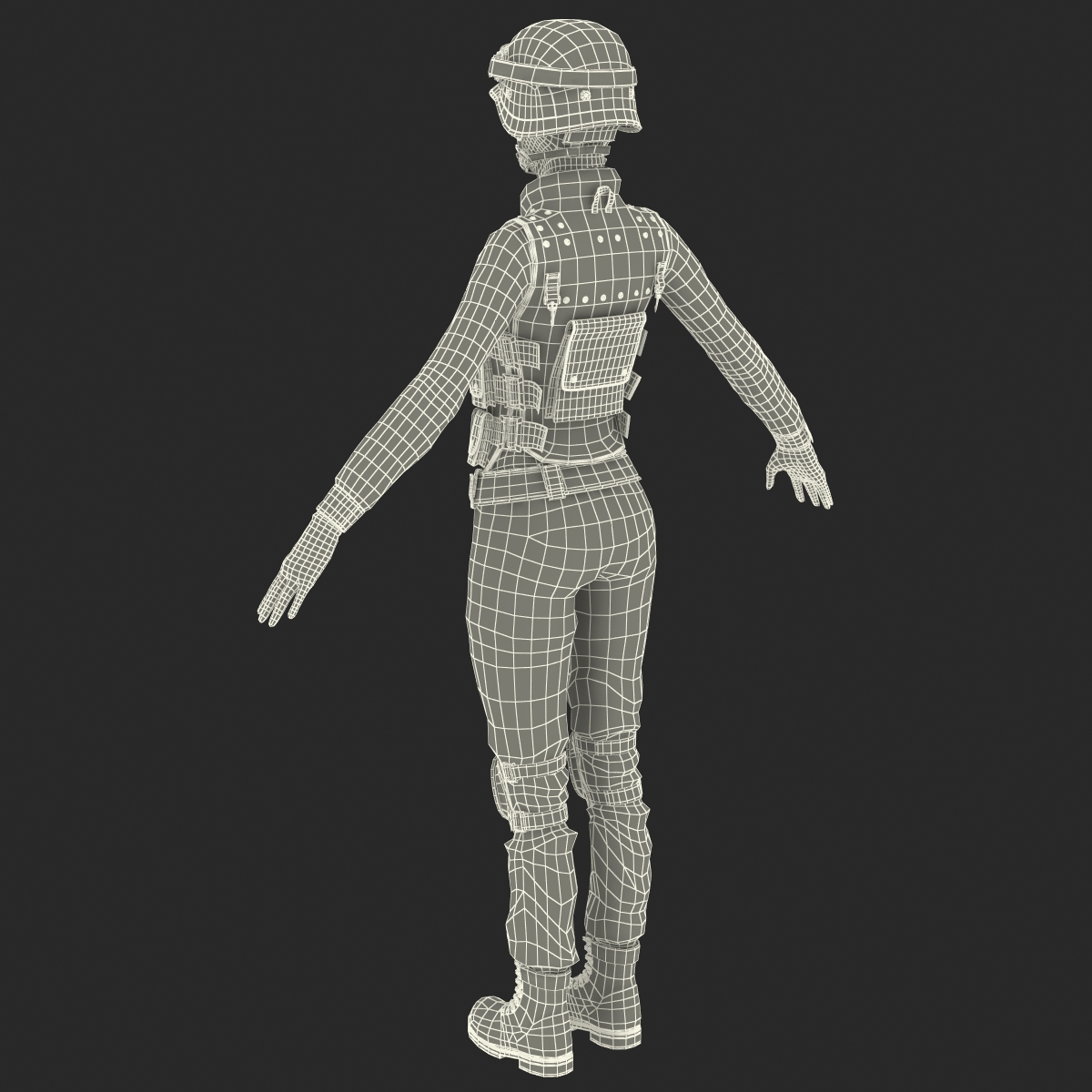 3D SWAT Woman European 2