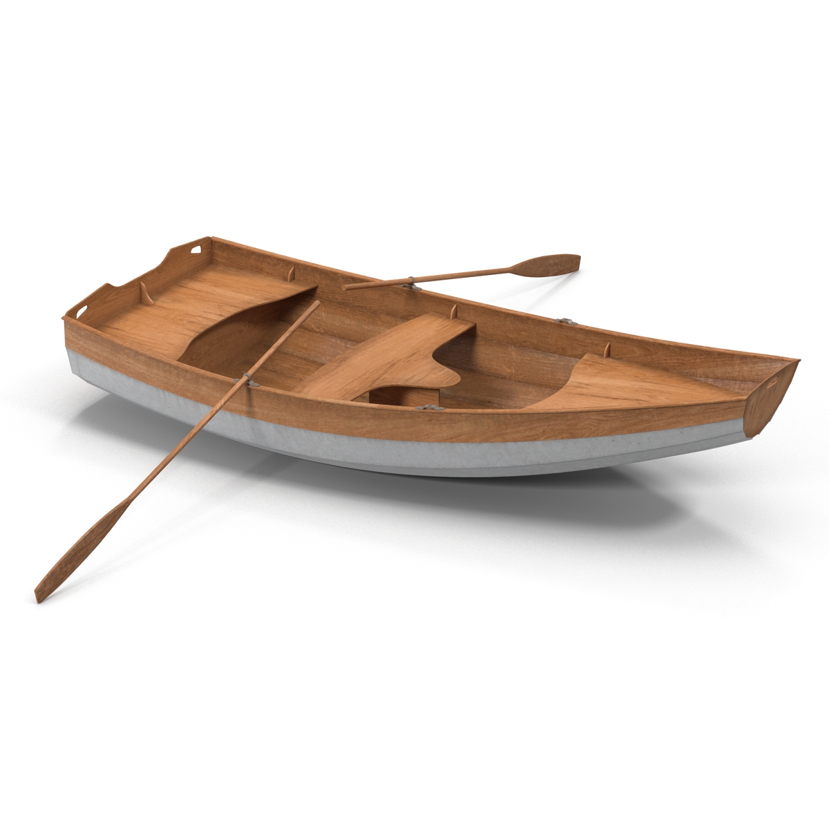 3D Rowing Boat 2 model