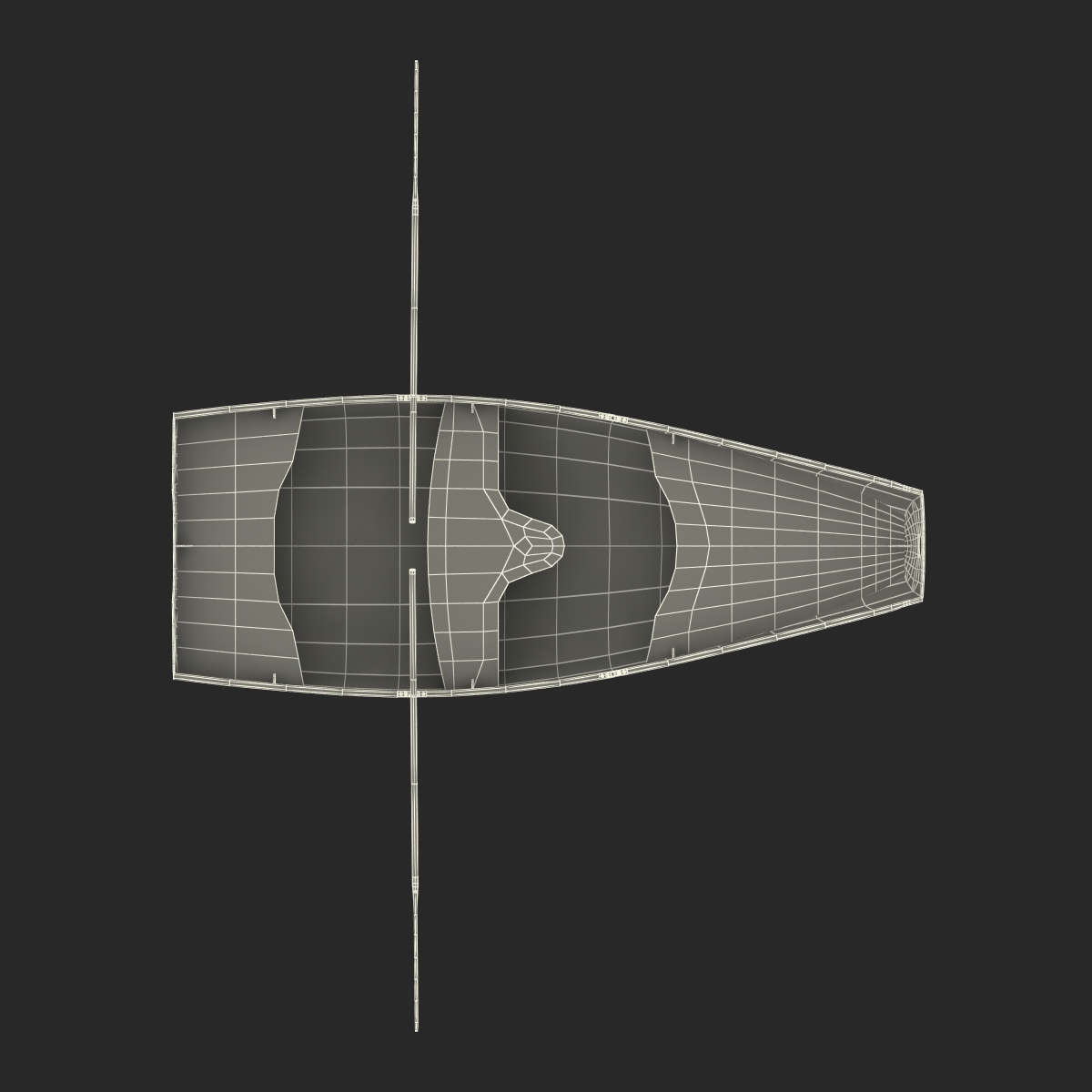 3D Rowing Boat 2 model