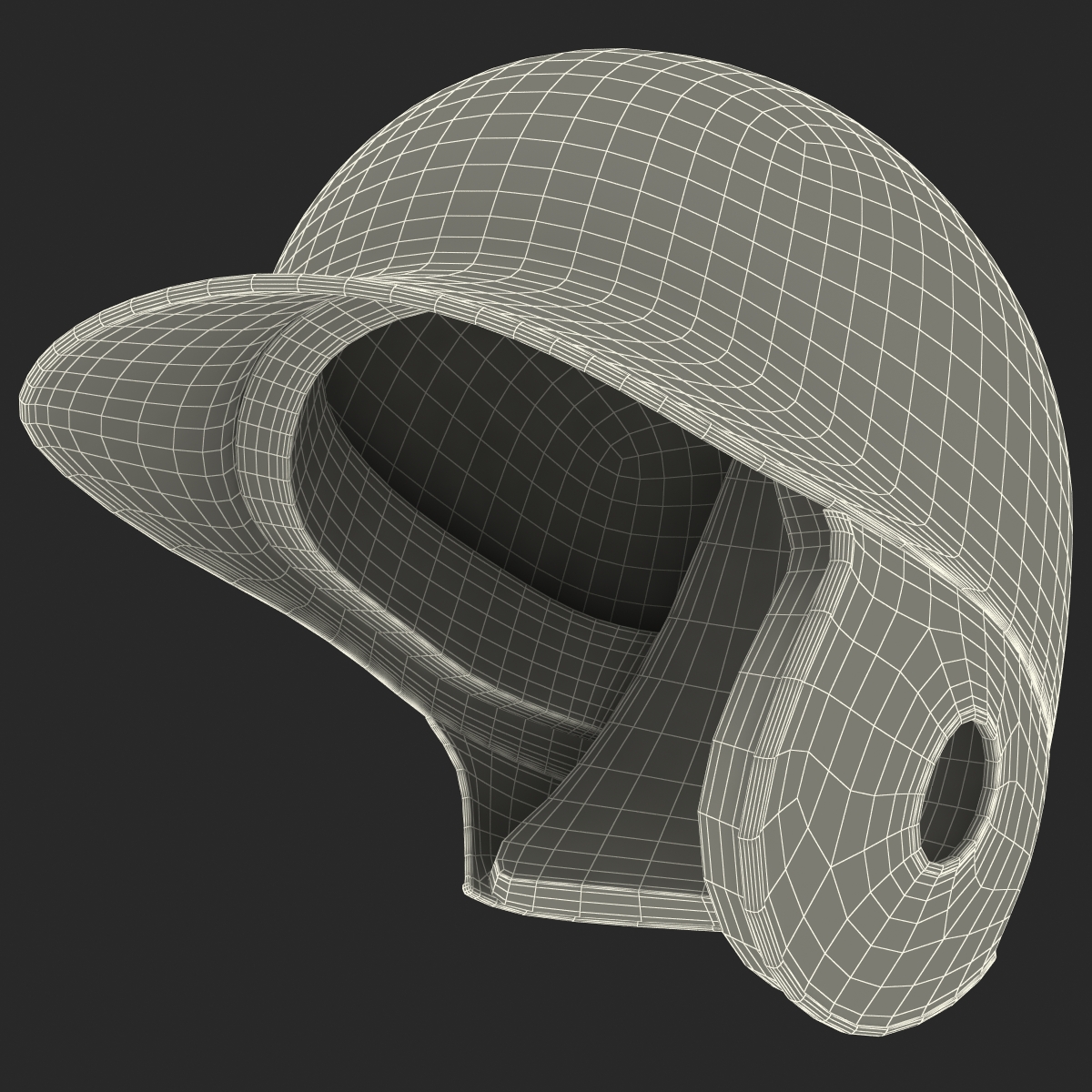 Batting Helmet 3D model