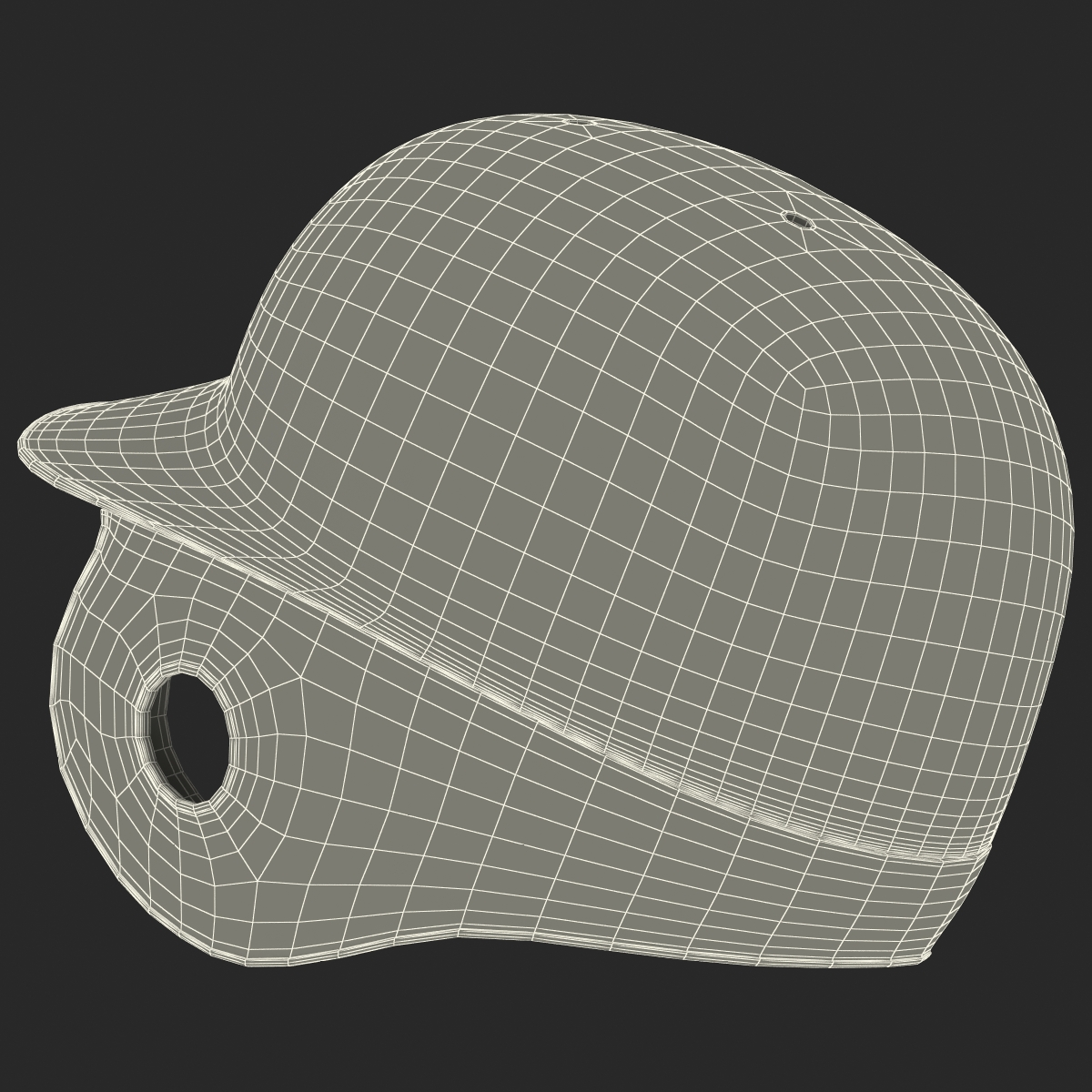 Batting Helmet 3D model