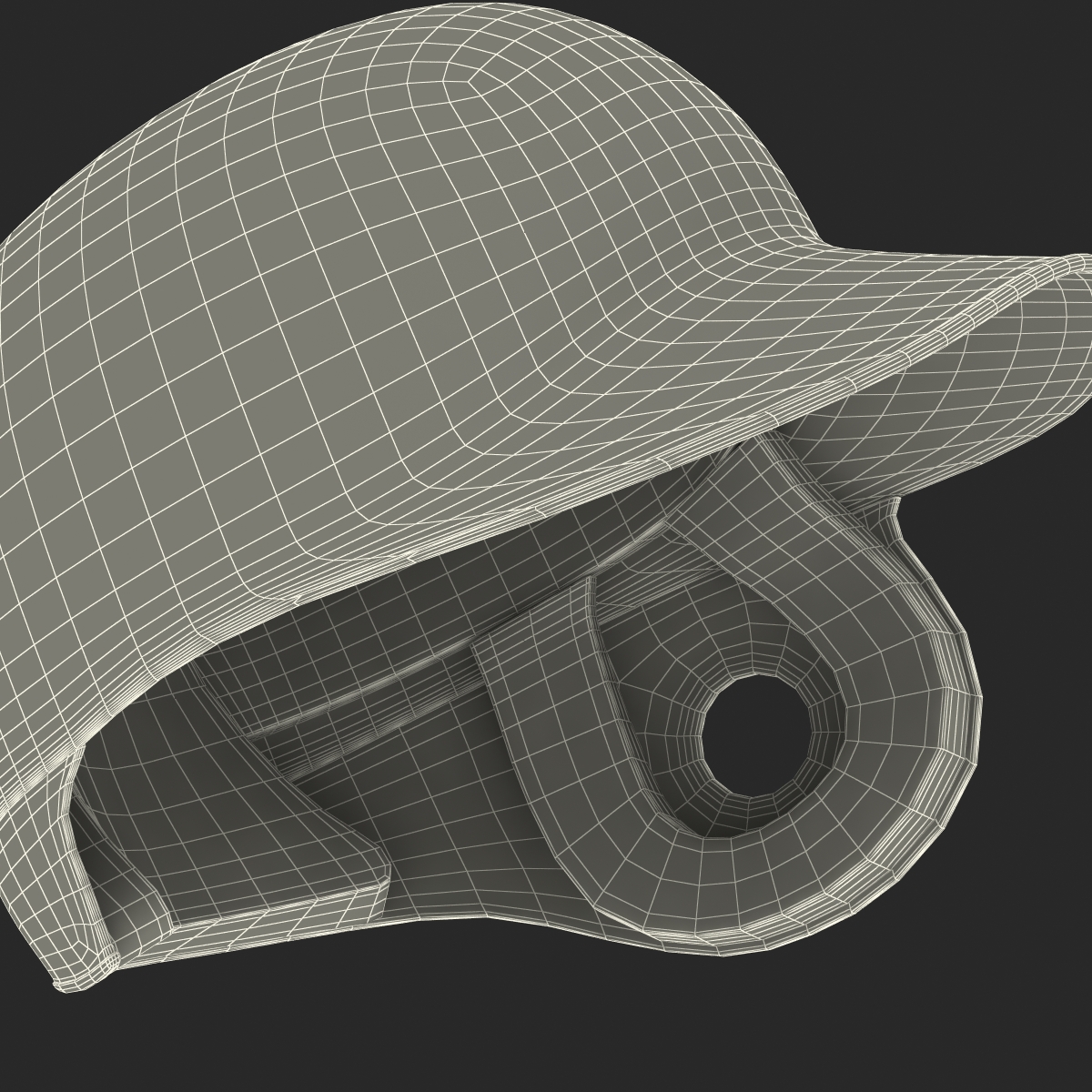 Batting Helmet 3D model