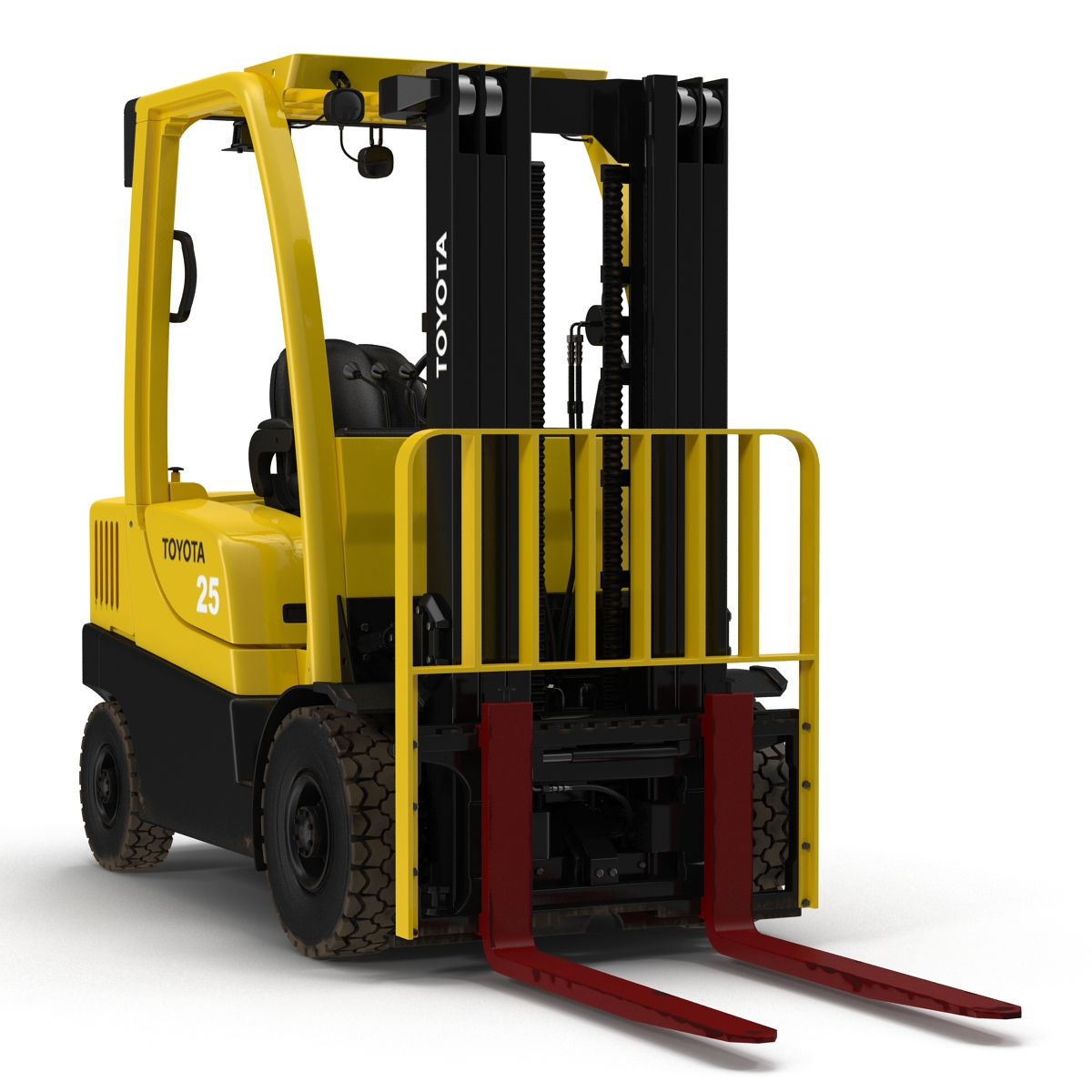 Forklift Toyota Rigged 3D