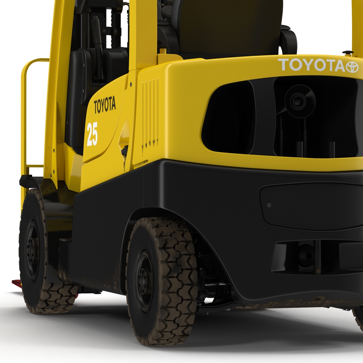 Forklift Toyota Rigged 3D