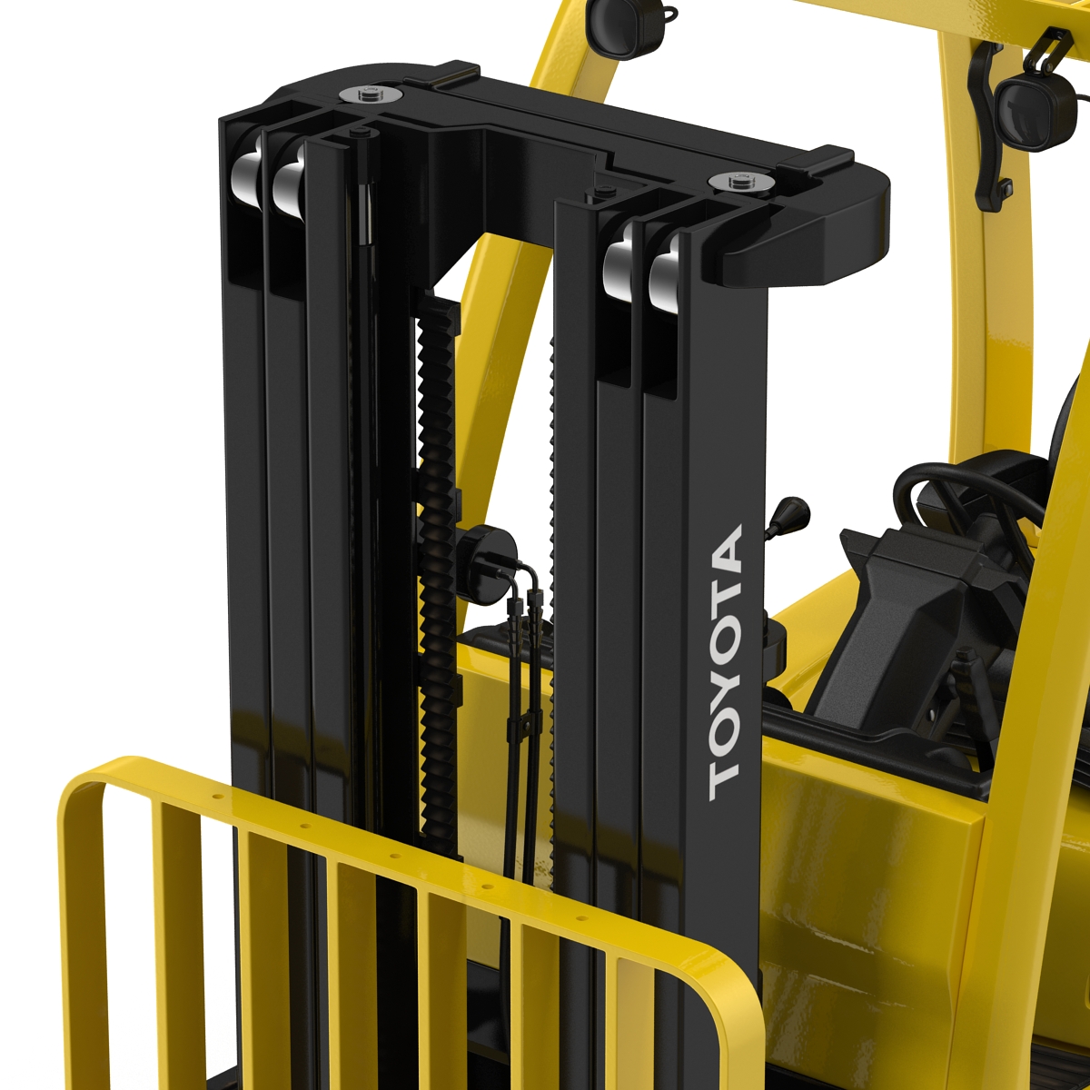 Forklift Toyota Rigged 3D