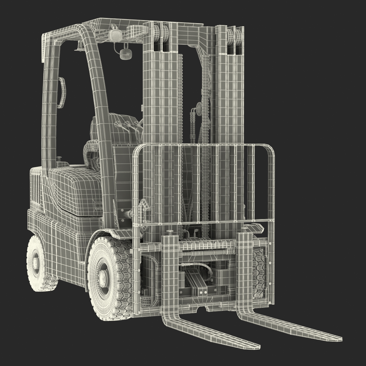 3D model Forklift Toyota