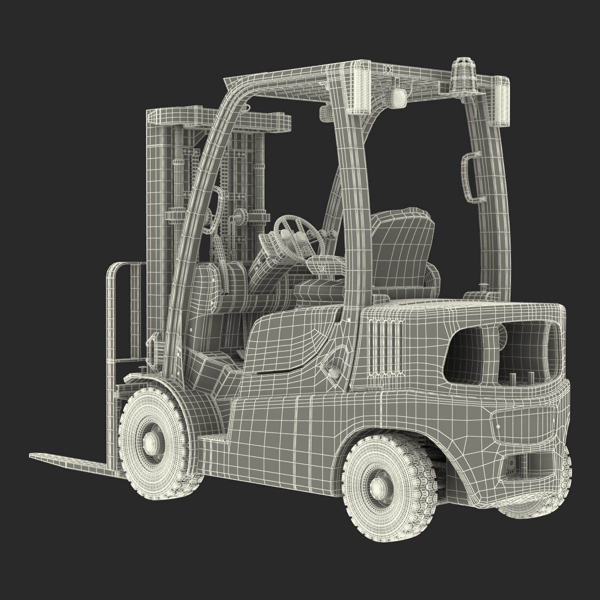 3D model Forklift Toyota