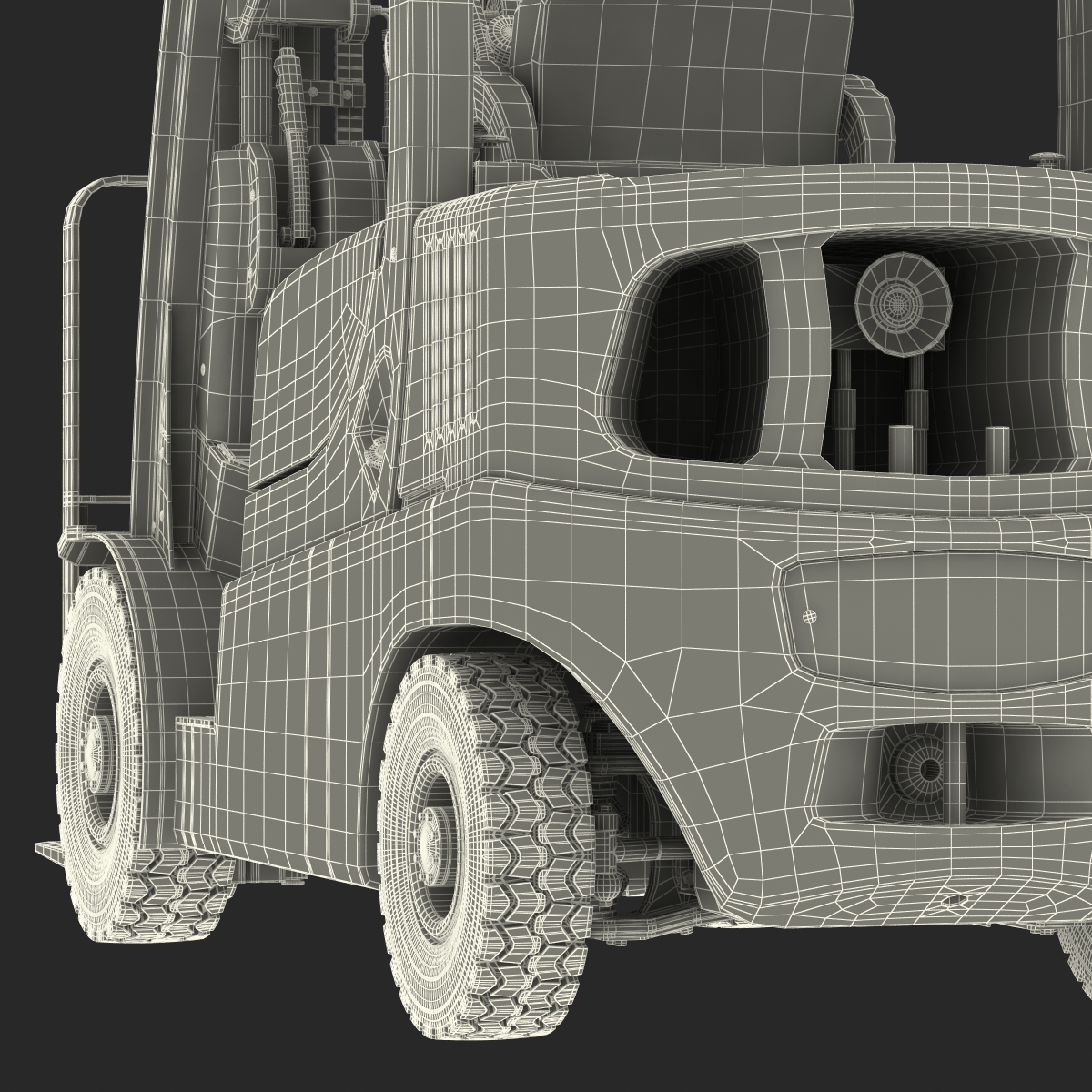 3D model Forklift Toyota