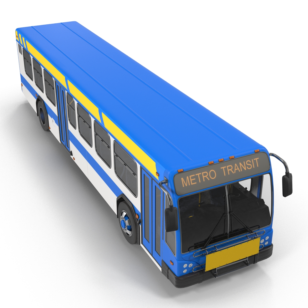 Bus Metro Transit 3D