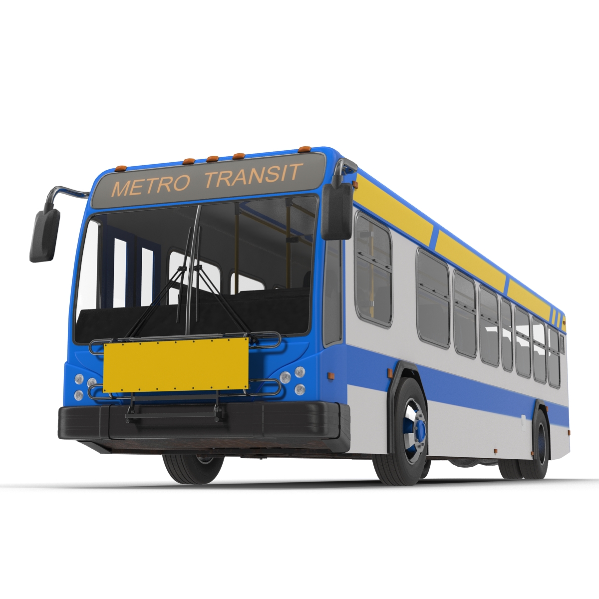 Bus Metro Transit 3D