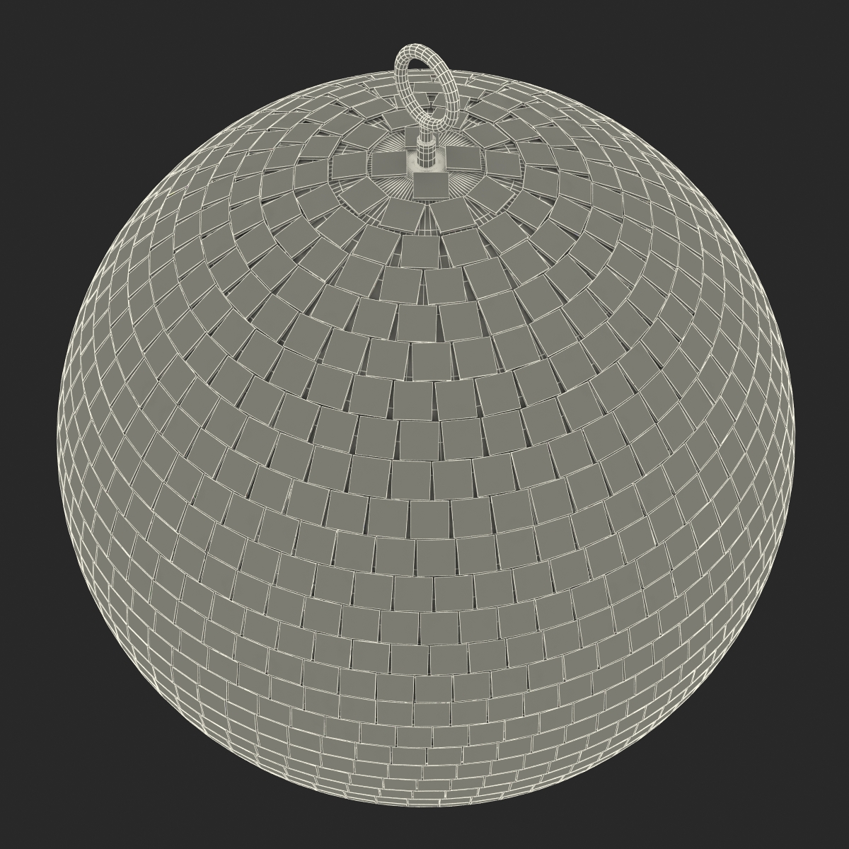 3D model Disco Ball Gold