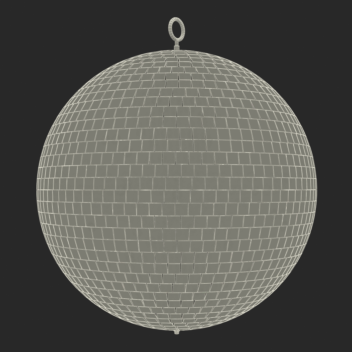 3D Disco Ball Rainbow model