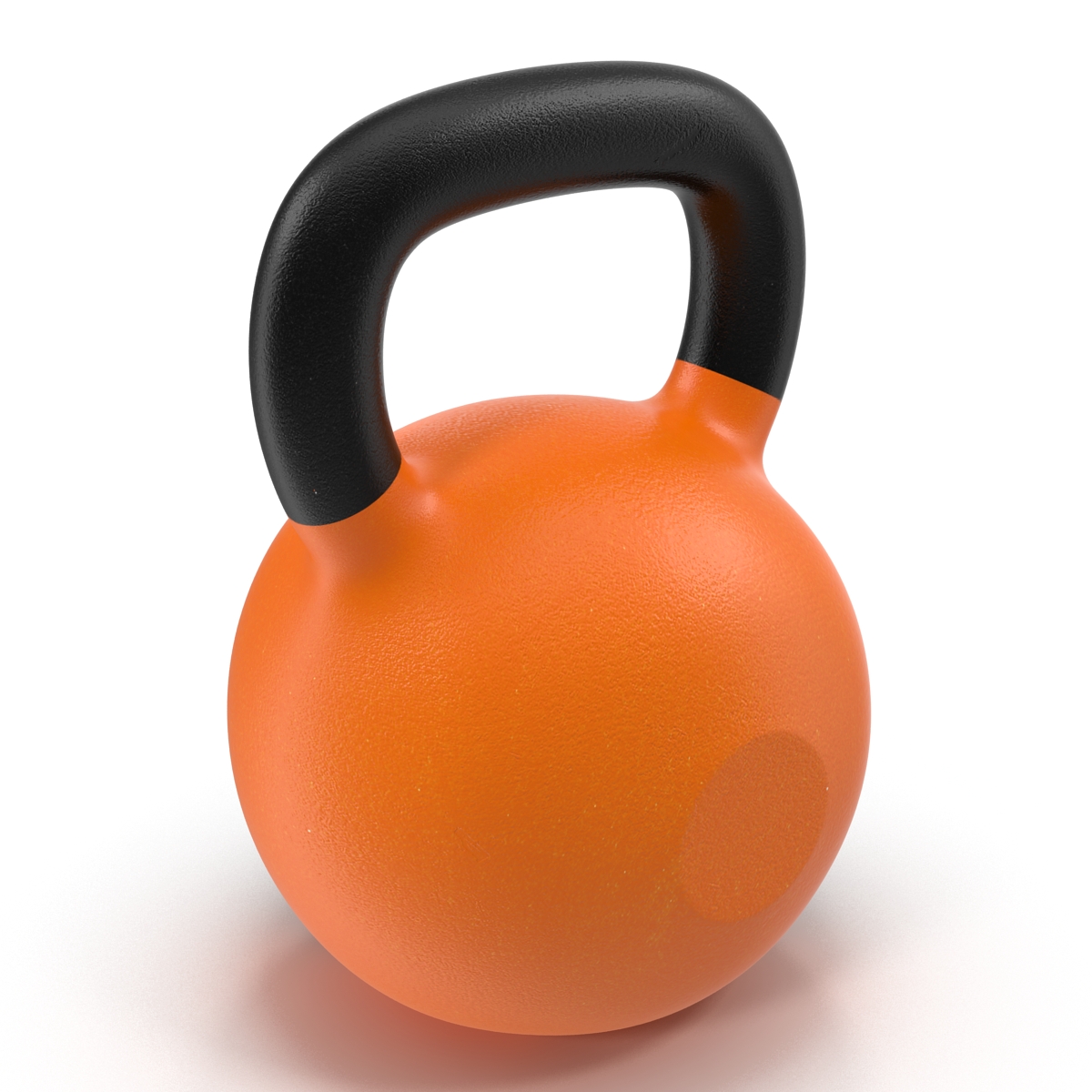 Kettlebell 2 Orange 3D model