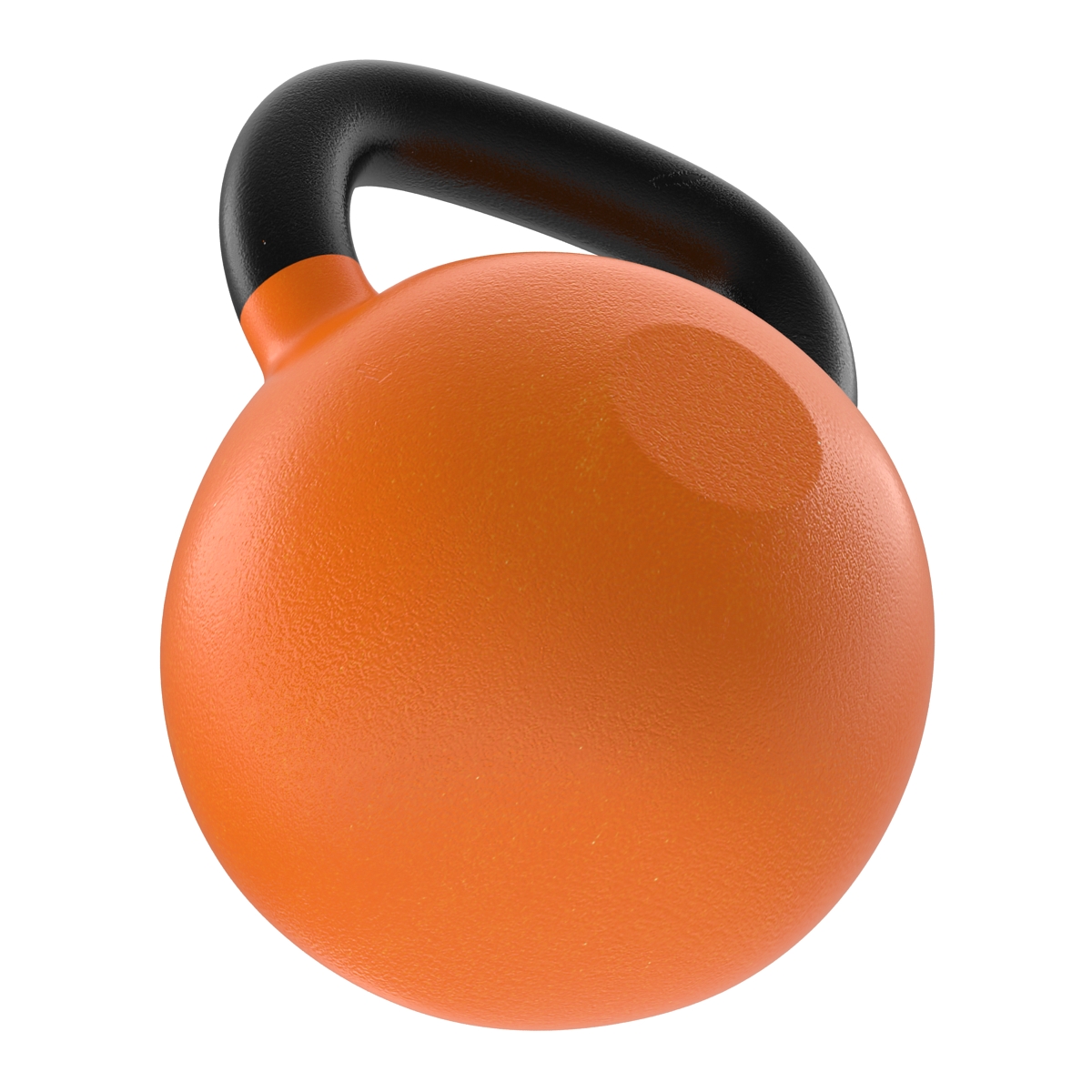 Kettlebell 2 Orange 3D model