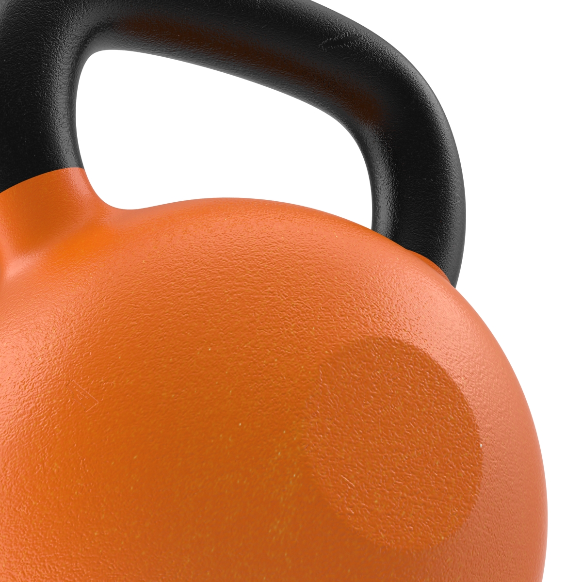 Kettlebell 2 Orange 3D model