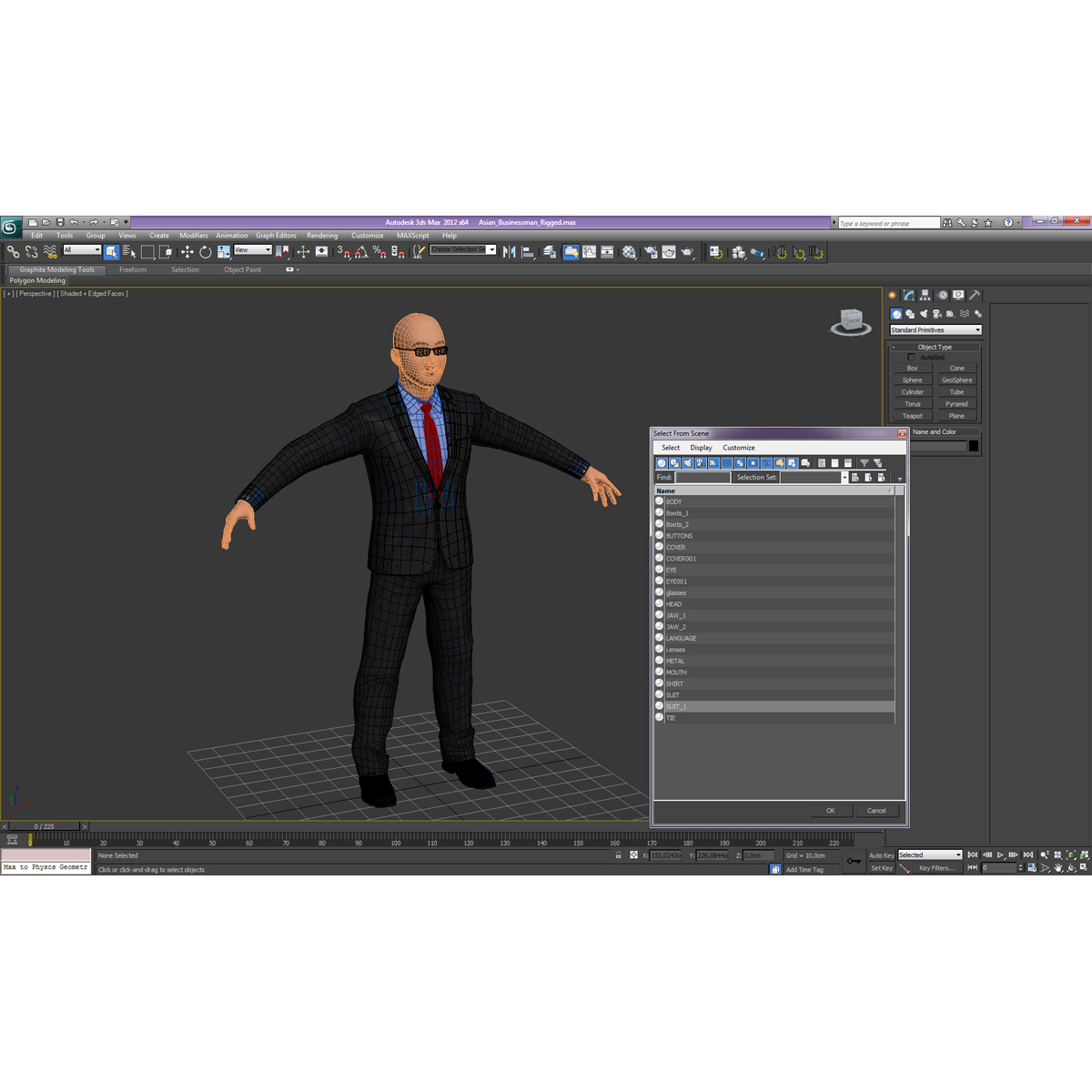 Asian Businessman 3D