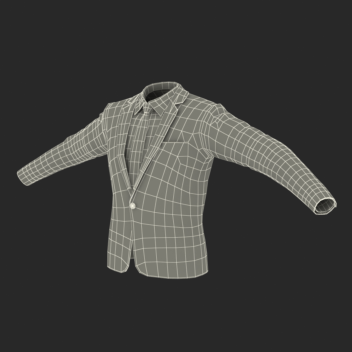 Suit Jacket 10 3D model