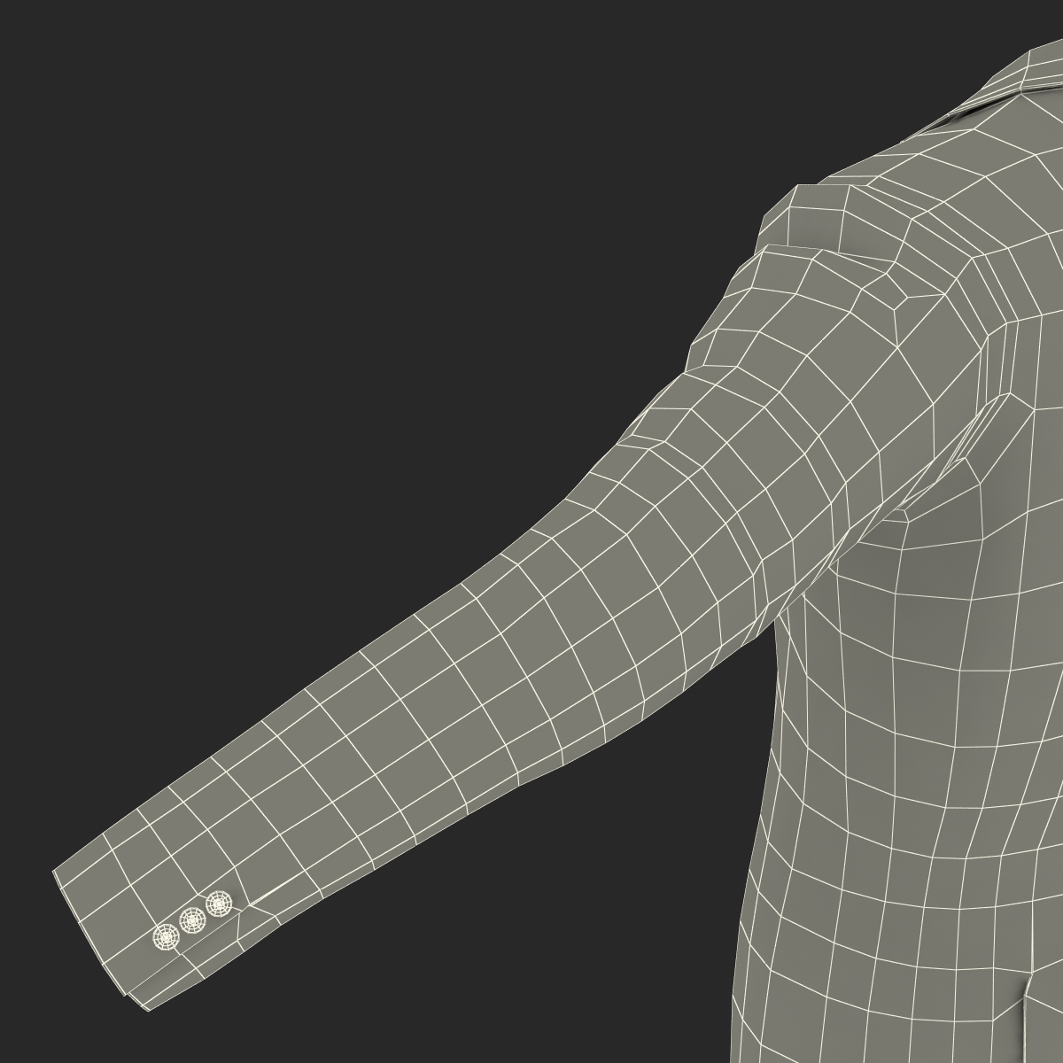 Suit Jacket 11 3D model