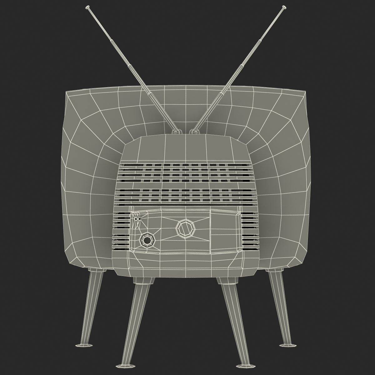 3D model Retro TV 3