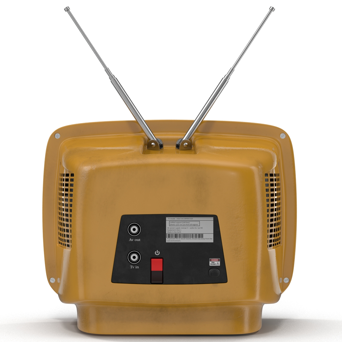 3D model Retro TV