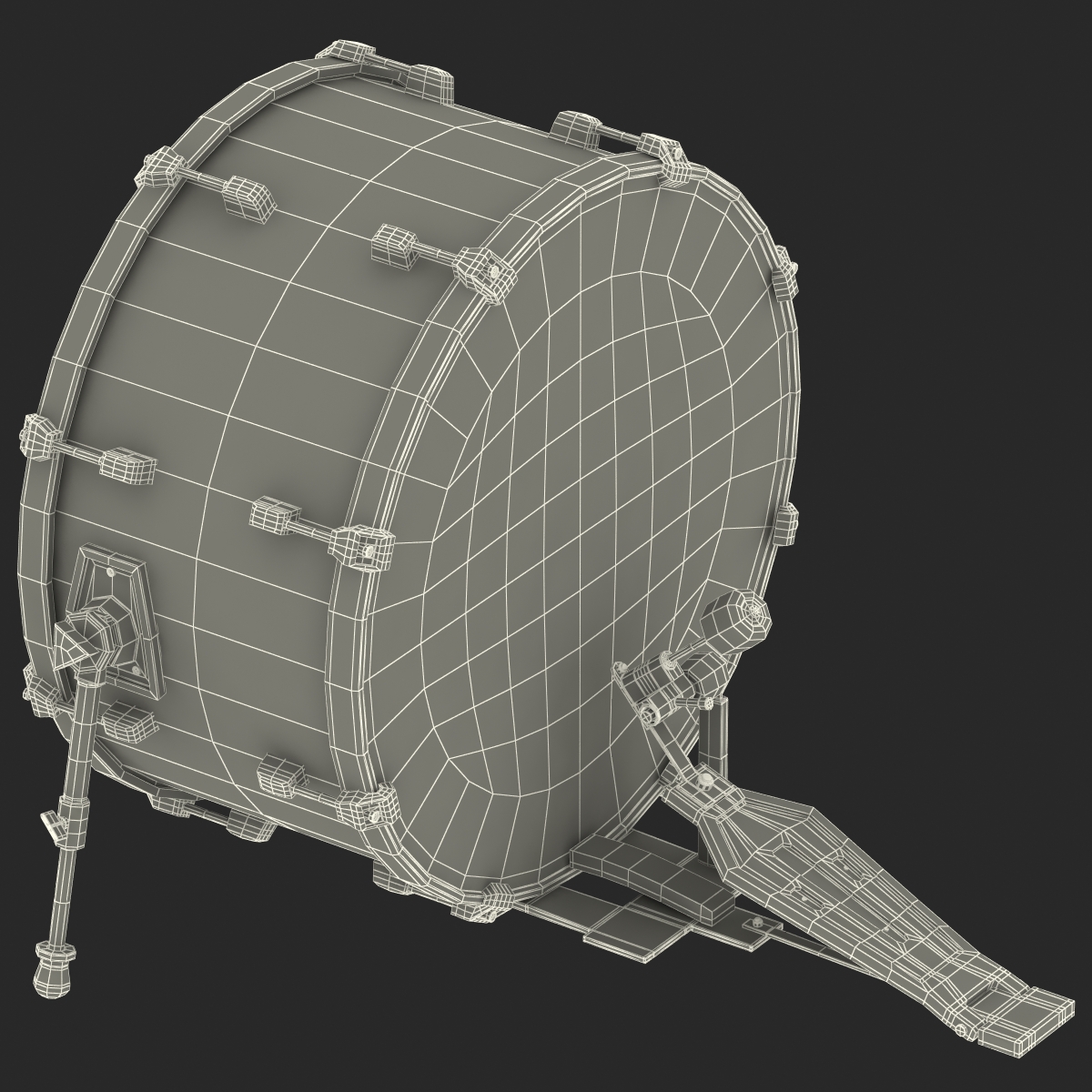 Bass Drum 3D model