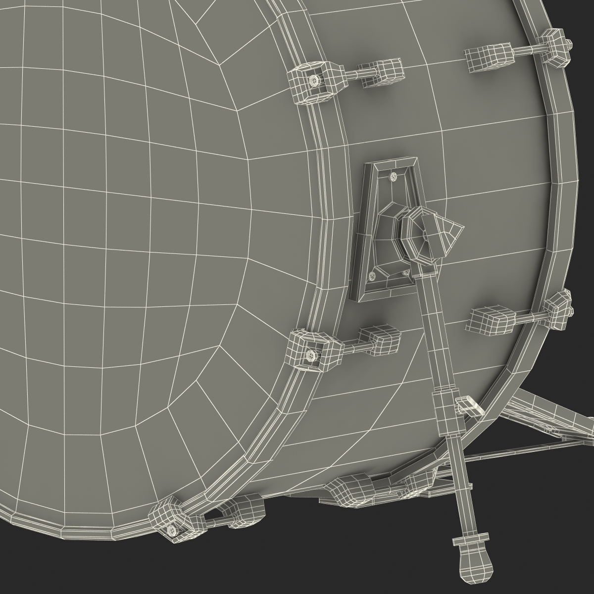 Bass Drum 3D model