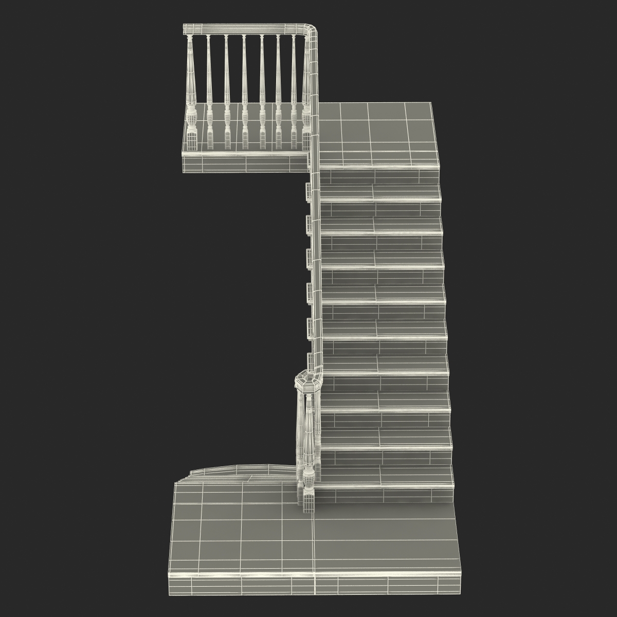 3D model Stairs 3