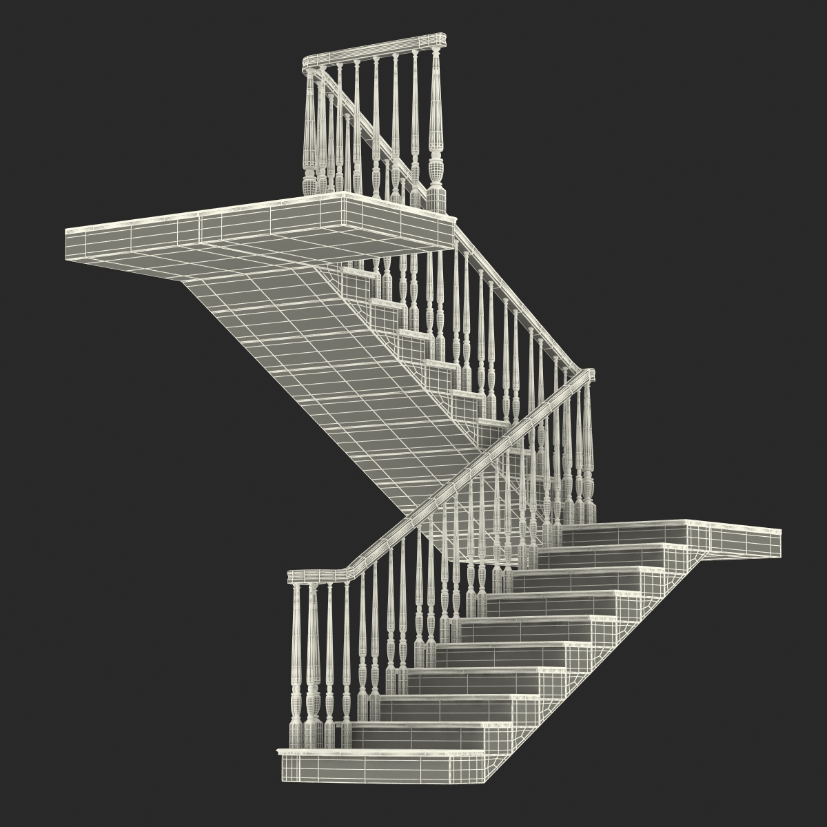 3D model Stairs 3