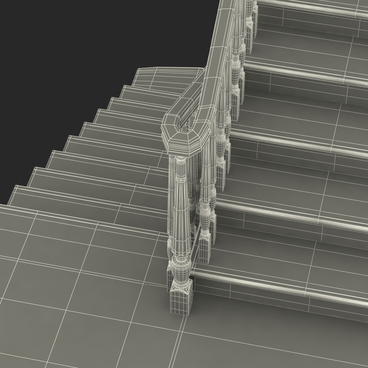 3D model Stairs 3