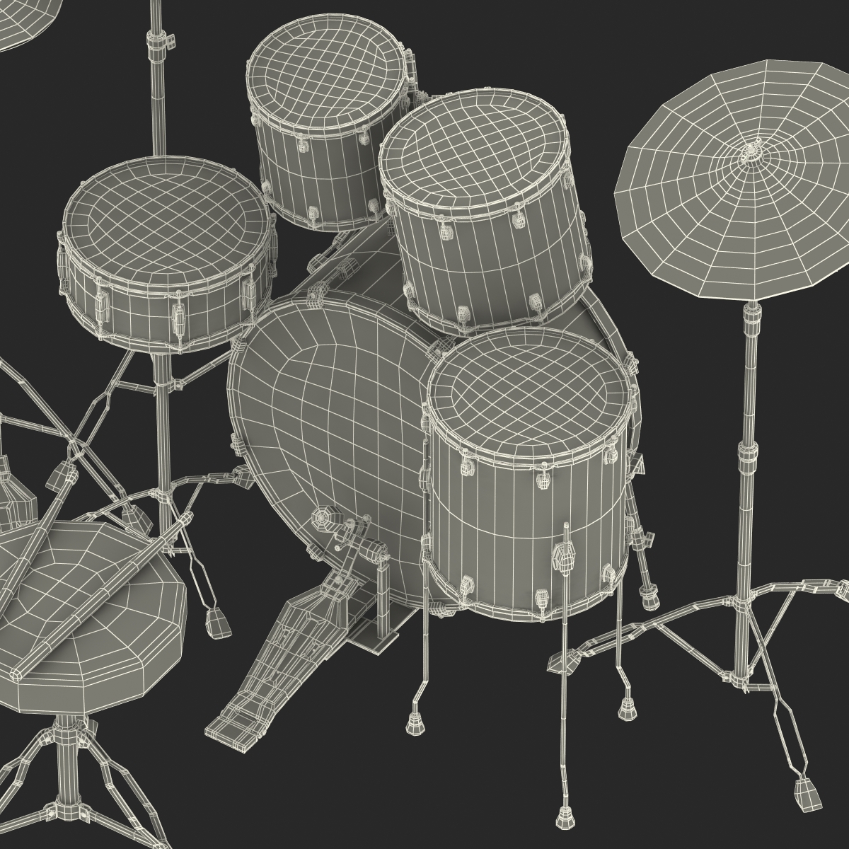 3D model Drum Kit 2