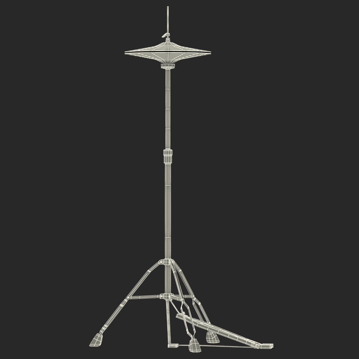 3D Hi Hat Cymbal model