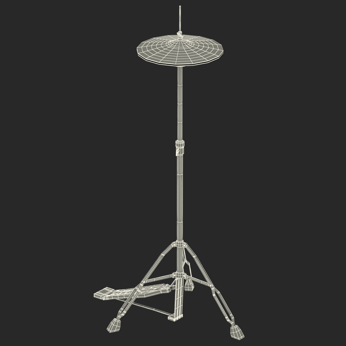 3D Hi Hat Cymbal model