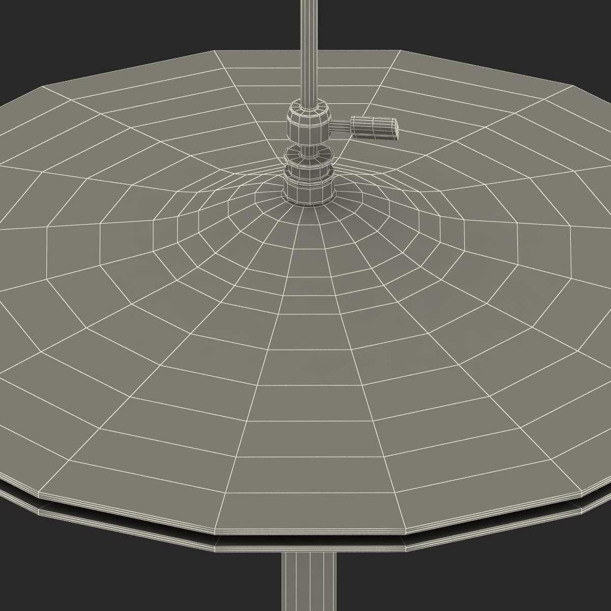 3D Hi Hat Cymbal model