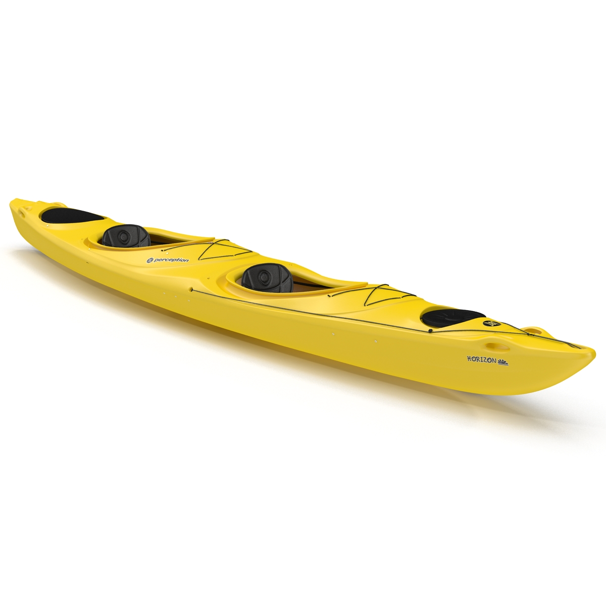 Kayak 2 Yellow 3D model