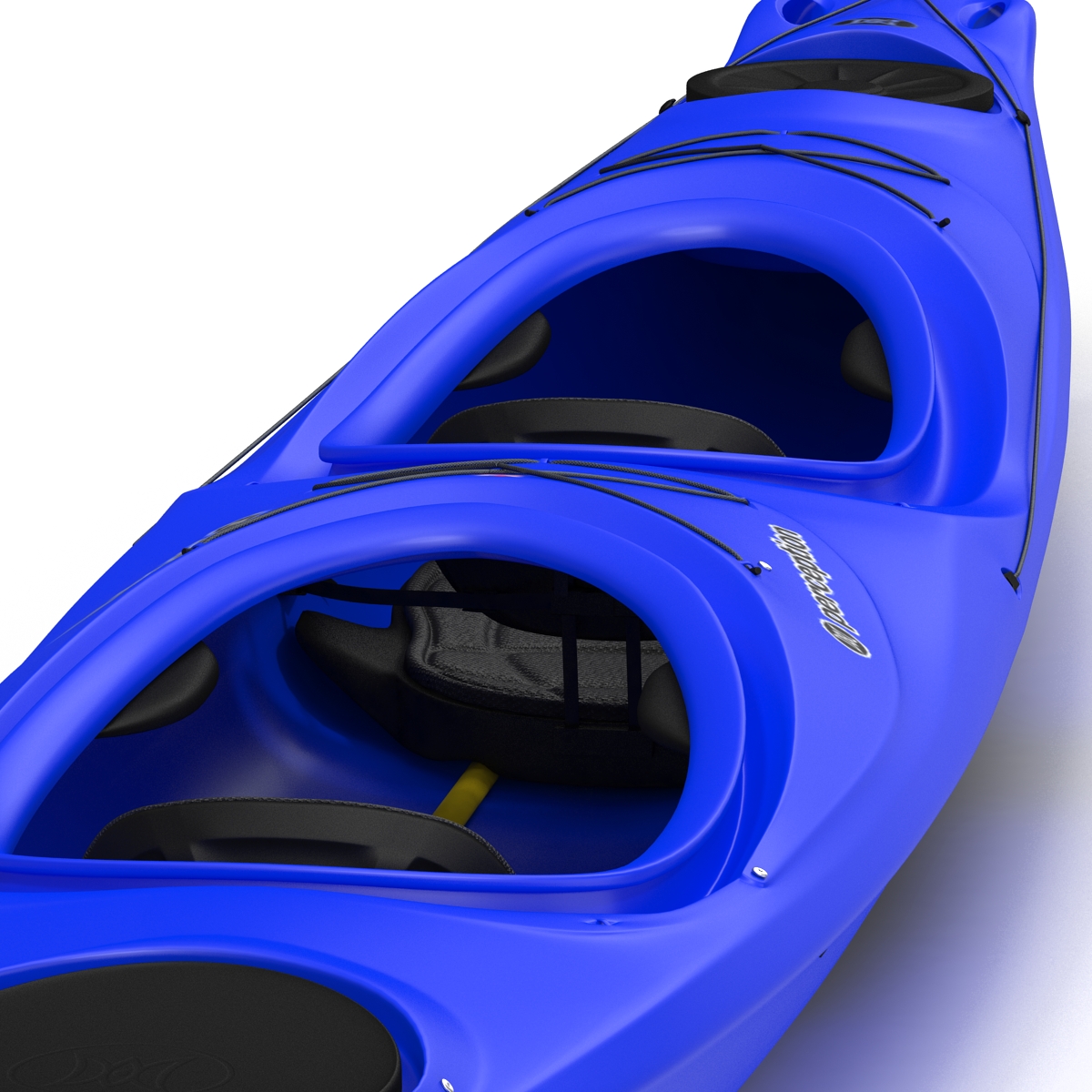 Kayak 2 Blue 3D