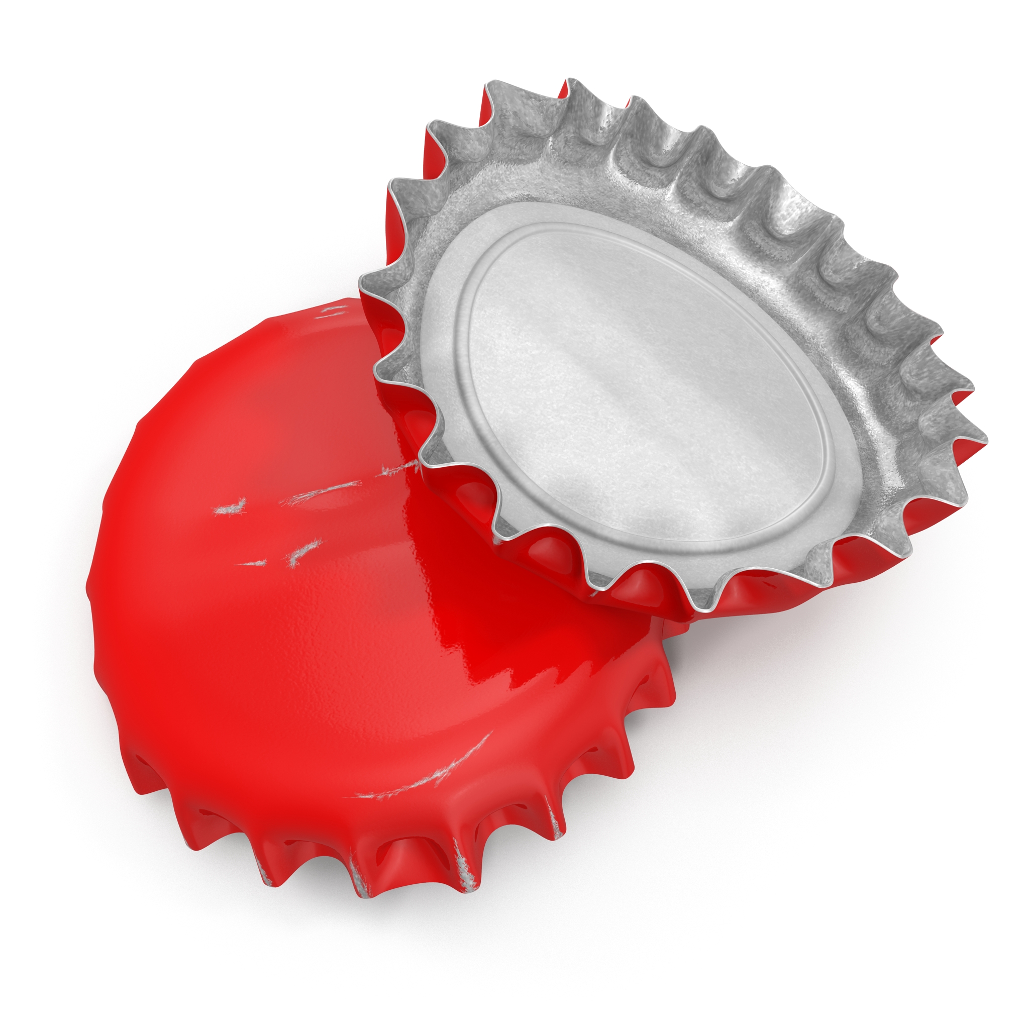 3D Old Bottle Cap 3